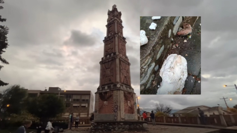 Cuenca: Estatua de Cristo Rey fue&nbsp;destruída