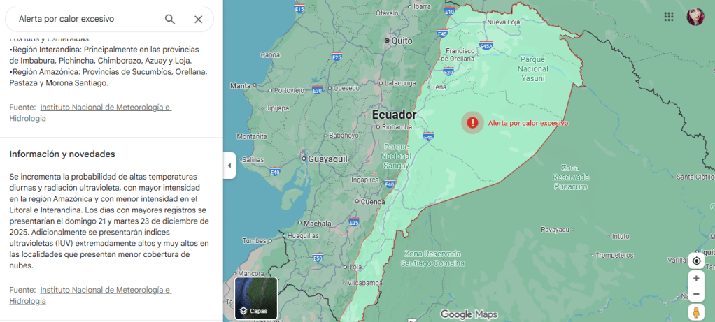 Morona Santiago: alertas por calor excesivo en la Amazonía aumenta