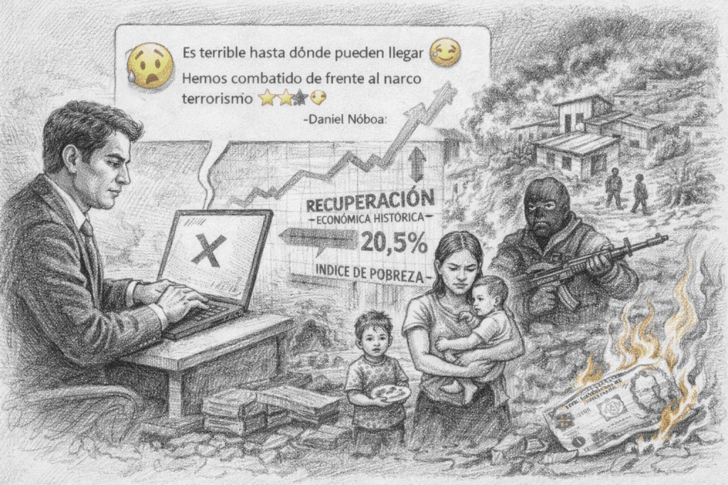 El país que Noboa gobierna en X no&nbsp;existe