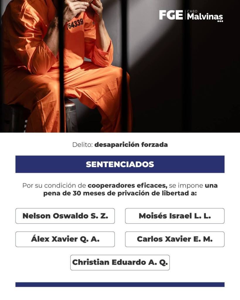 Juez resolvió declarar culpables a 16 militares