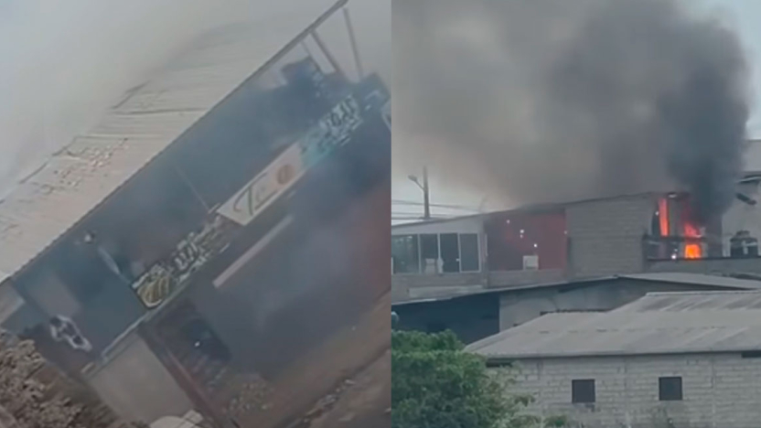 Manabí: bodega con pirotecnia explotó, dejando dos personas heridas