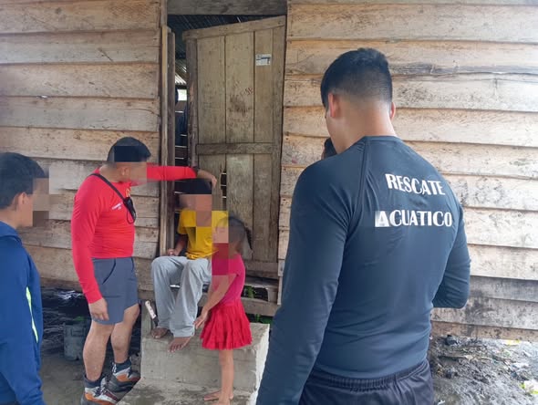 Morona Joven fue rescatado tras ser arrastrado por el río Upano