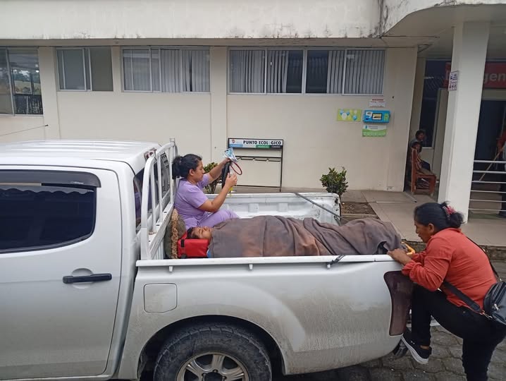 Palora denuncia revela la falta de ambulancia en centro de salud