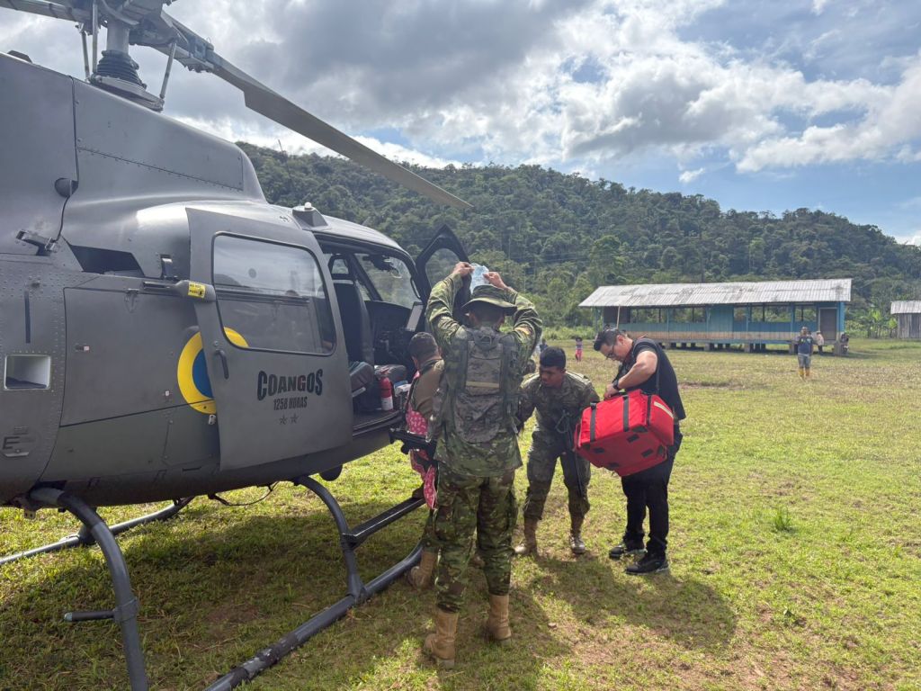 San Juan Bosco: mujer embarazada fue evacuada desde zona de difícil&nbsp;acceso