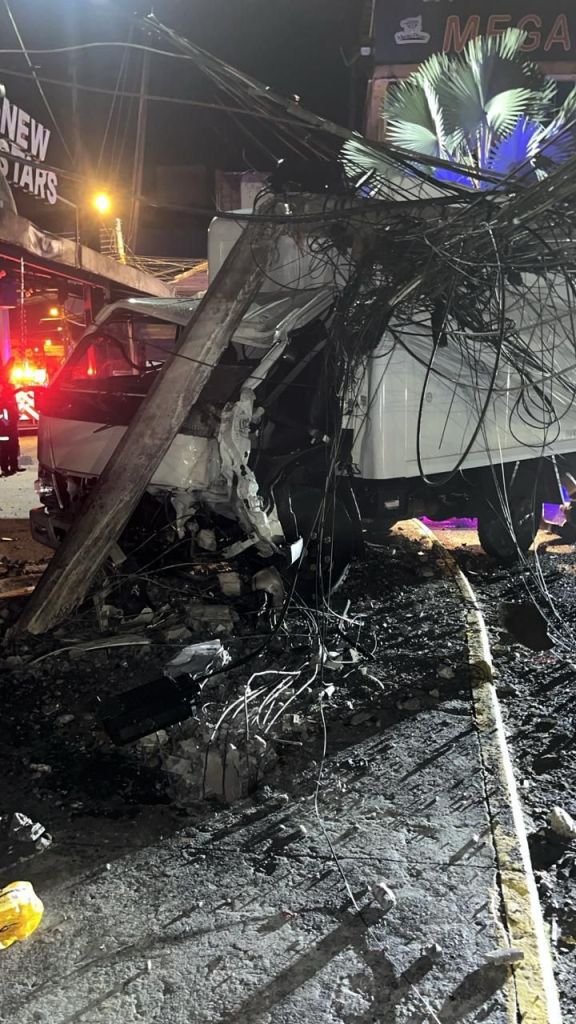 Macas: un herido en fuerte choque en el centro de la ciudad