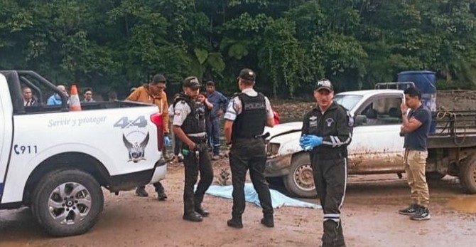 Muerte de joven trabajador enluta a Macuma y paraliza obra vial hacia Taisha