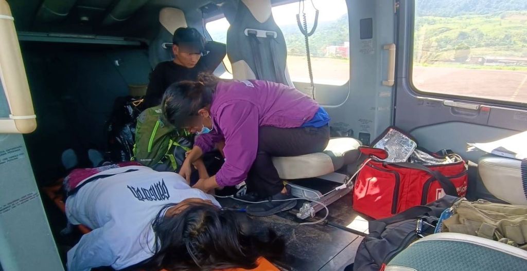 Mujer embarazada fue evacuada vía aerea a Macas tras complicaciones de&nbsp;salud