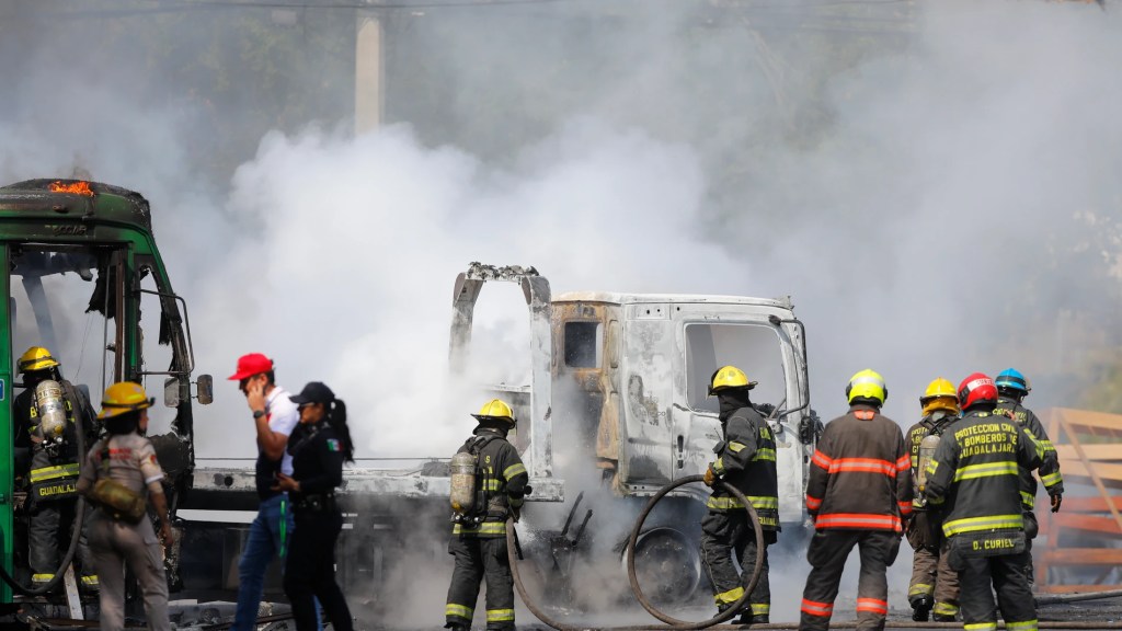 Disturbios en México tras muerte del fundador del Cartel Jalisco Nueva Generación, alias «El&nbsp;Mencho»