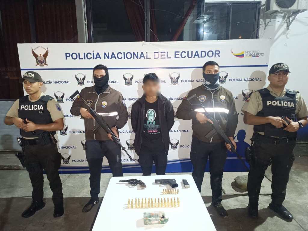 Joven aprehendido en Sevilla Don Bosco con dos armas de fuego de fabricación&nbsp;industrial