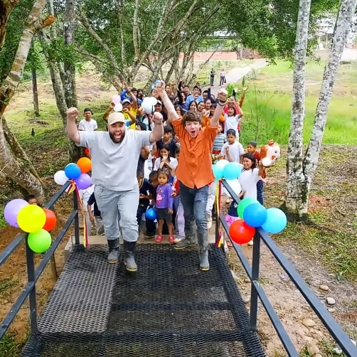 MrBeast construyó dos escuelas en zonas de difícil acceso de la Amazonía&nbsp;ecuatoriana