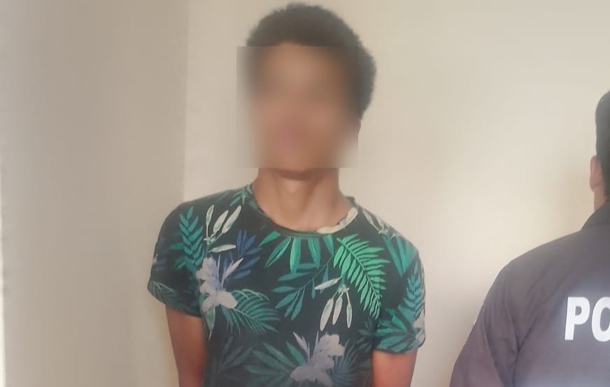 Joven fue aprehendido en Sevilla Don Bosco por presunto robo de una motocicleta