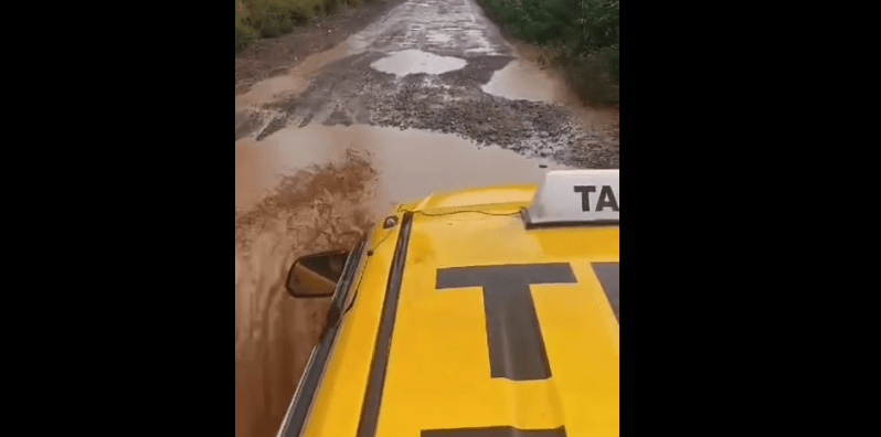 Denuncian abandono de obra vial entre Macuma y Taisha; comunidad reporta tres meses sin intervención