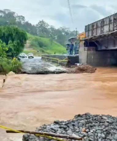 Inundación provoca cierre de la vía Coca–Dayuma en&nbsp;Orellana