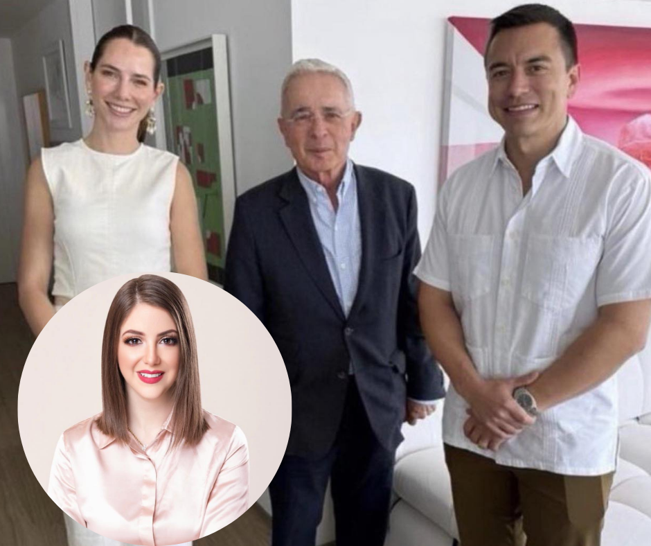 Mónica Palacios cuestionó al presidente Noboa y señala contradicciones sobre presunta reunión con Álvaro Uribe