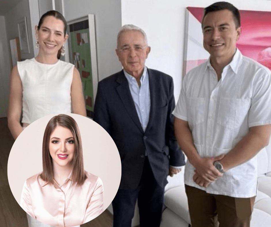 Mónica Palacios cuestionó al presidente Noboa y señala contradicciones sobre presunta reunión con Álvaro&nbsp;Uribe