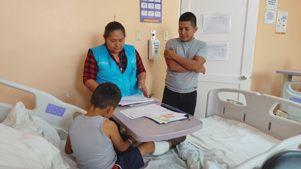 246 niños en el Hospital General de Macas accedieron a educación durante su recuperación
