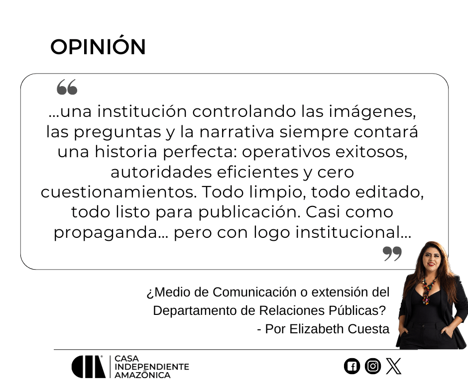 ¿Medio de Comunicación o extensión del Depártamento de Relaciones&nbsp;Públicas?