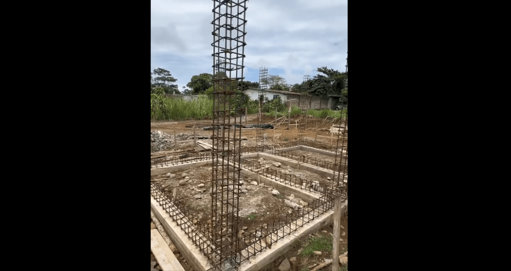 En Taisha avanza la construcción de un albergue temporal para atención social