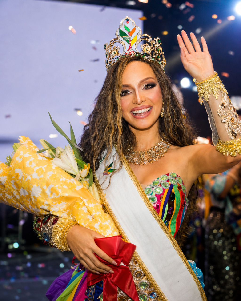 Nataly Álava es elegida Reina Nacional del Folklore Ecuatoriano&nbsp;2026