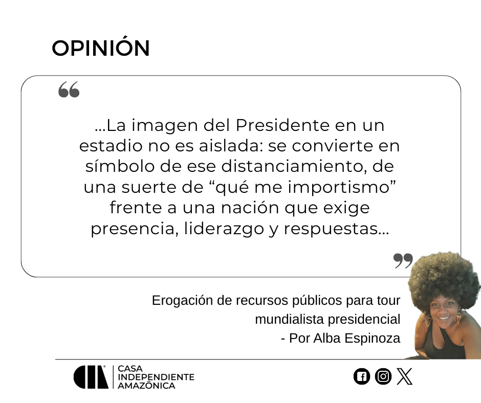 Erogación de recursos públicos para tour mundialista&nbsp;presidencial