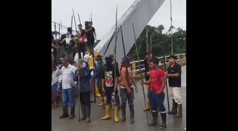 CONAIE denunció presunto intento de ingreso de maquinaria a territorio ancestral en&nbsp;Napo