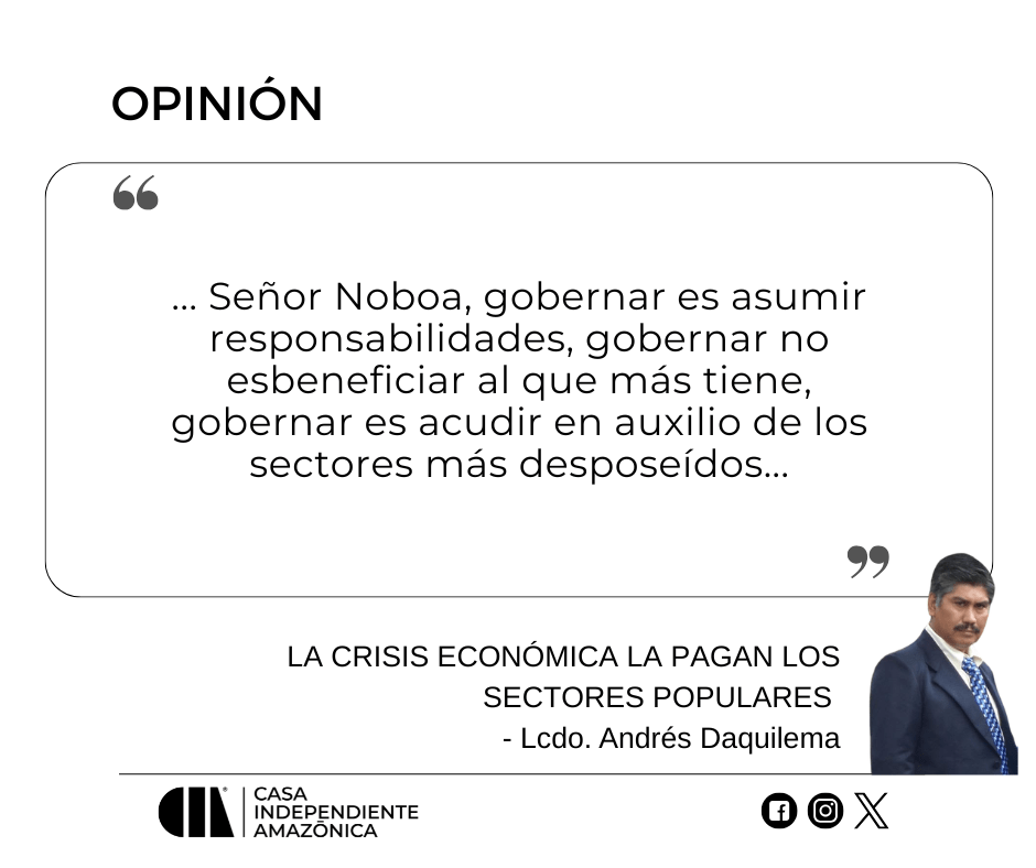LA CRISIS ECONÓMICA LA PAGAN LOS SECTORES&nbsp;POPULARES